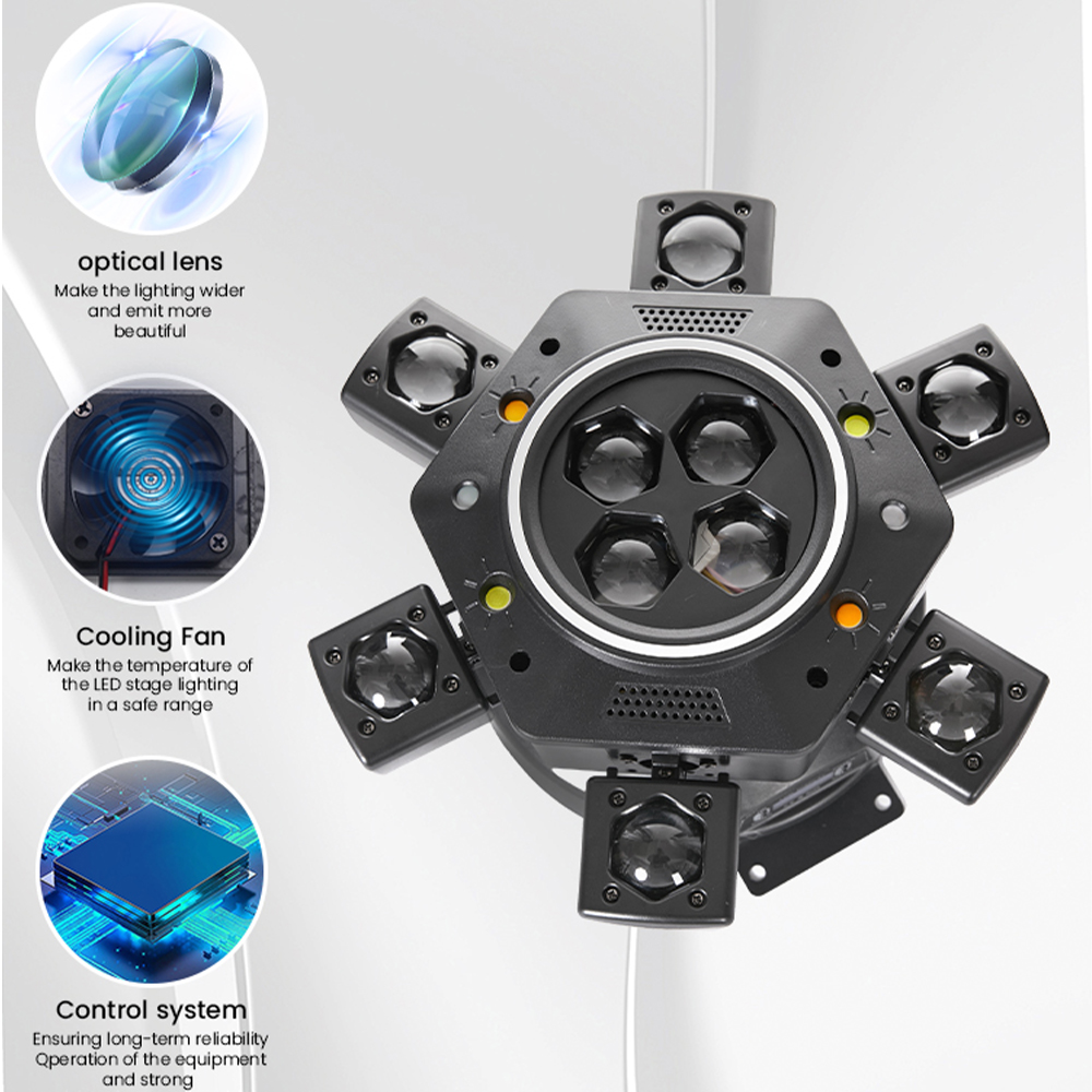 Dj Light Moving Head Stage - 150W 6-armige bewegende kop DJ-licht met