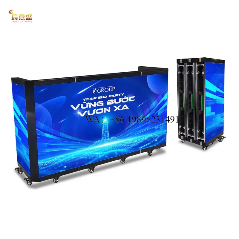 Dj Stand Table Foldable - Op maat gemaakte Cabina TV-videowand Mesa-façade