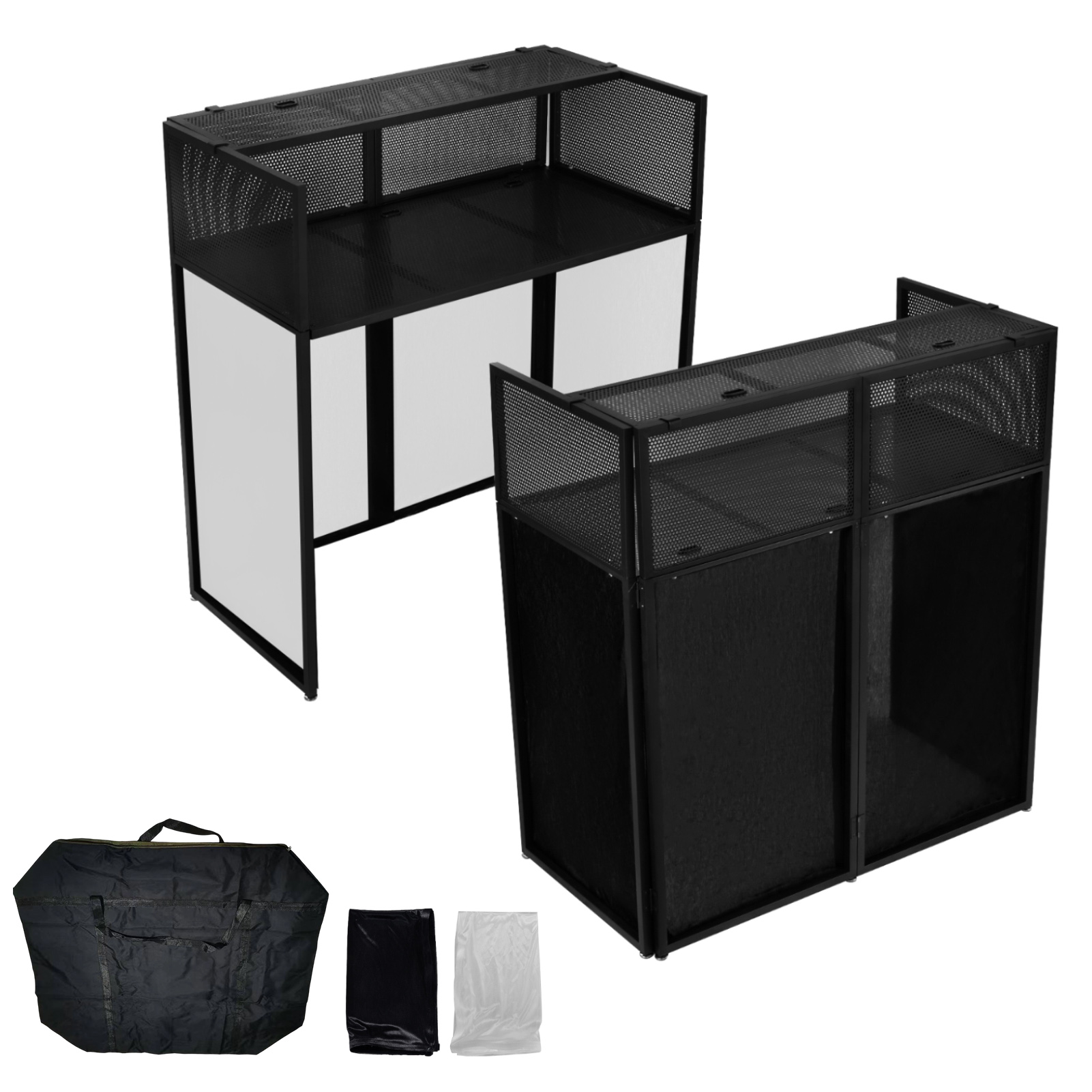 Dj Stand Table Foldable - Draagbare DJ-boothstandaard met metalen frame, in