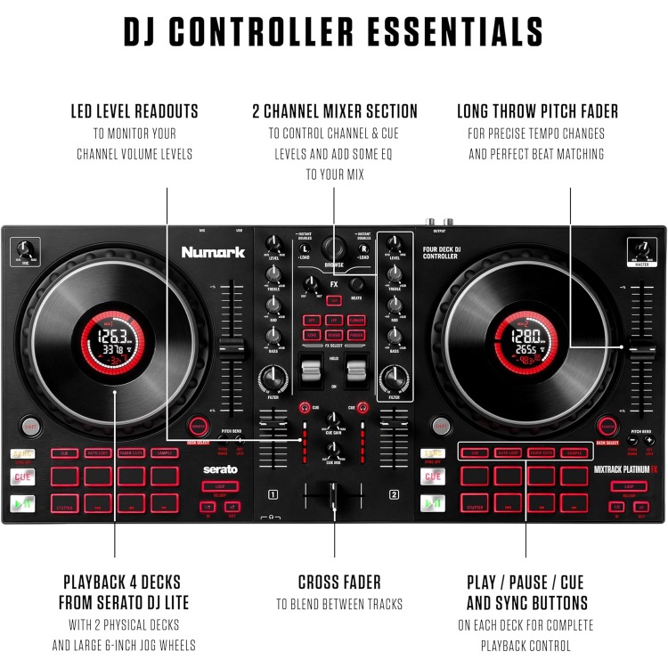 DJ-controller met jogwheel-dis - Dj Controller With Jog Wheel recensie en prijs