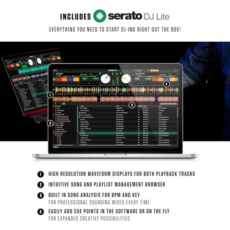 DJ-controller met jogwheel-dis - Dj Controller With Jog Wheel recensie en prijs