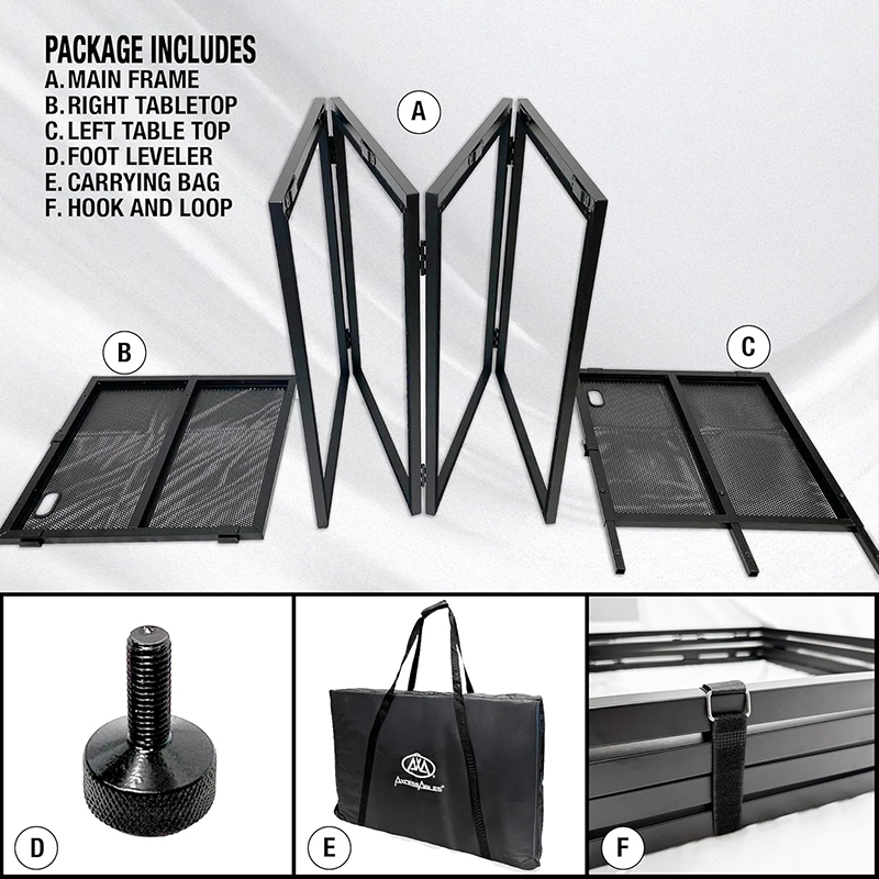 Op maat gemaakte mobiele opvou - Dj Stand Table Foldable recensie en prijs