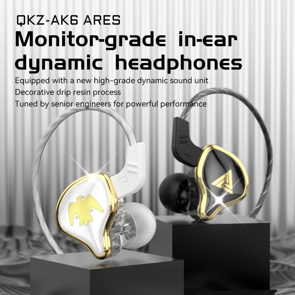 QKZ AK6 ARES In-ear 3.5mm Bedr - Dj Headphones Professional recensie en prijs