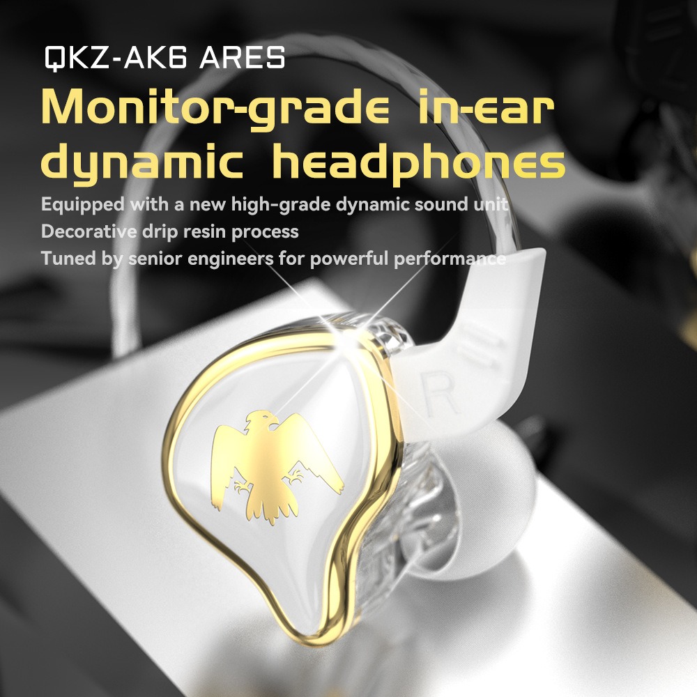 QKZ AK6 ARES In-ear 3.5mm Bedr - Dj Headphones Professional recensie en prijs