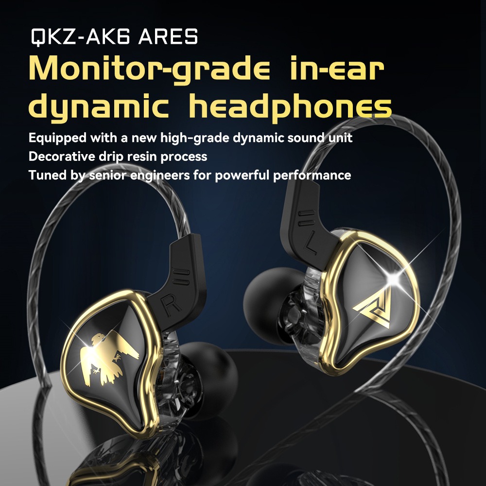 QKZ AK6 ARES In-ear 3.5mm Bedr - Dj Headphones Professional recensie en prijs