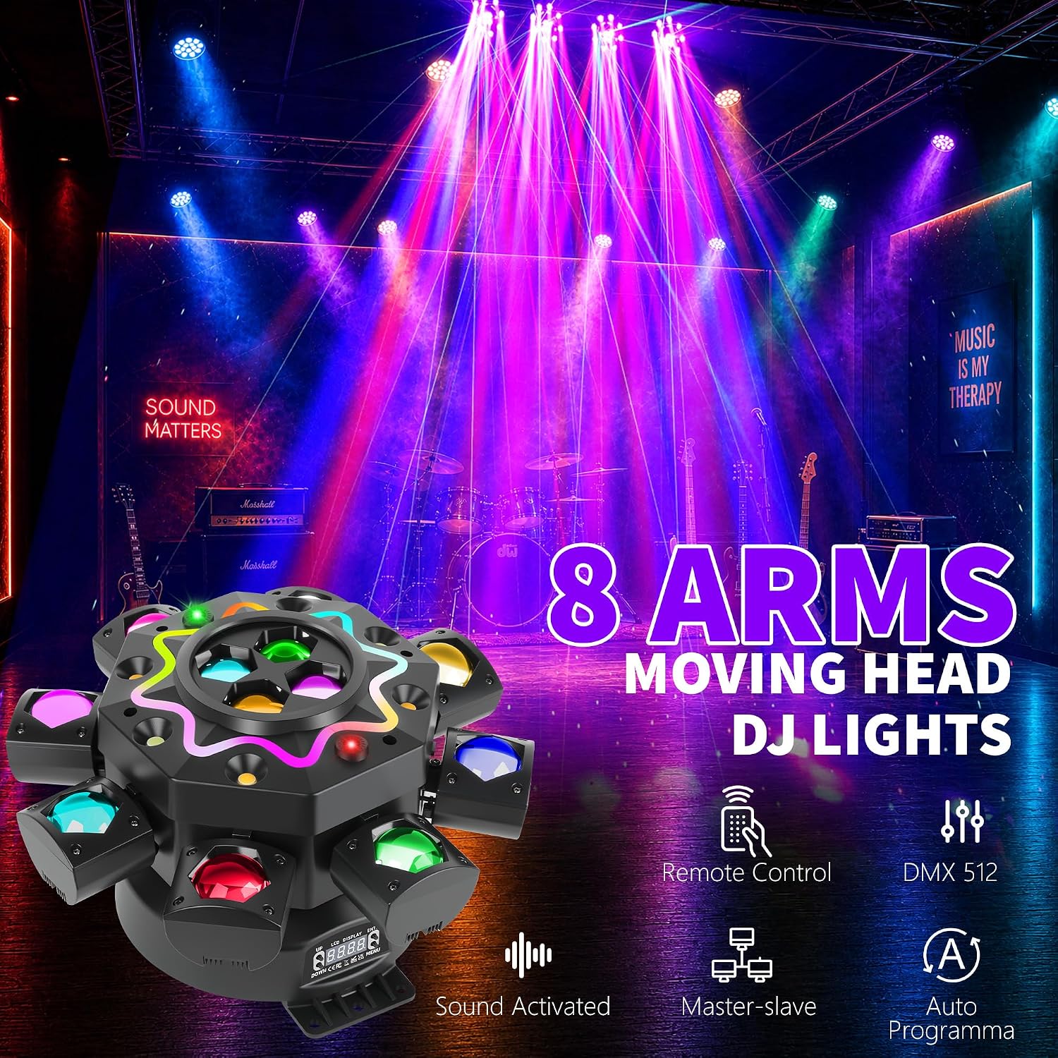 200W Disco Party Verlichting 8 - Dj Light Moving Head Stage recensie en prijs
