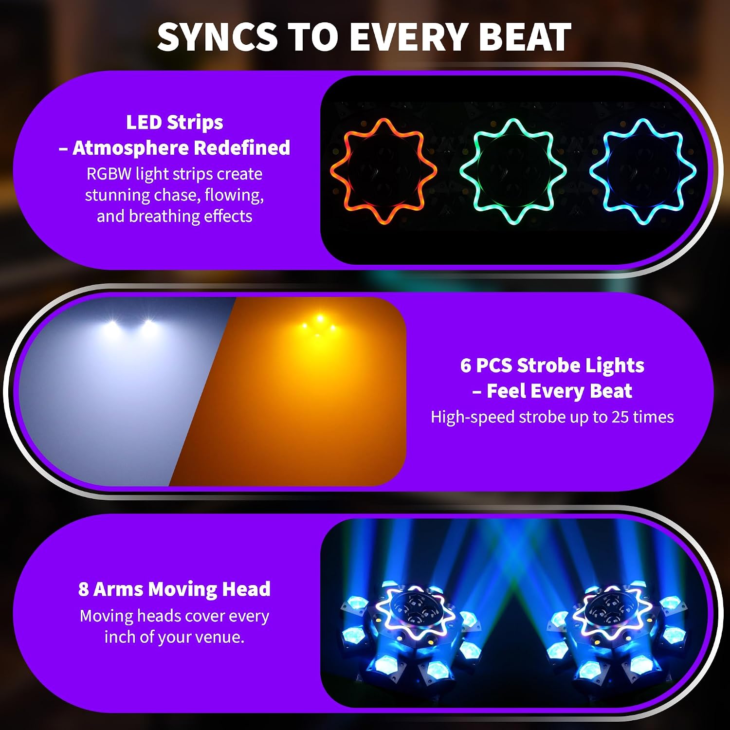 200W Disco Party Verlichting 8 - Dj Light Moving Head Stage recensie en prijs