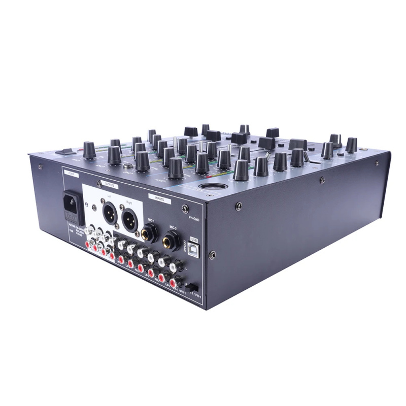 ELM402 Mini Audio Mixer 4-kana - Dj Mixer 4 Channel Djm recensie en prijs
