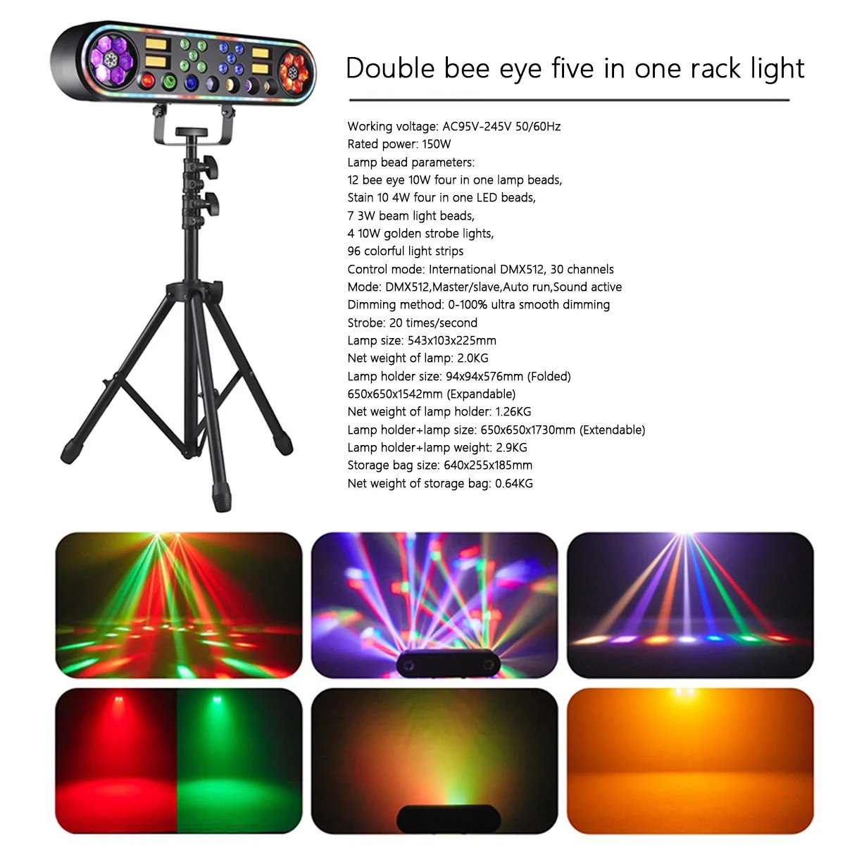 150W Disco Party met standaard - Dj Light Moving Head Stage recensie en prijs