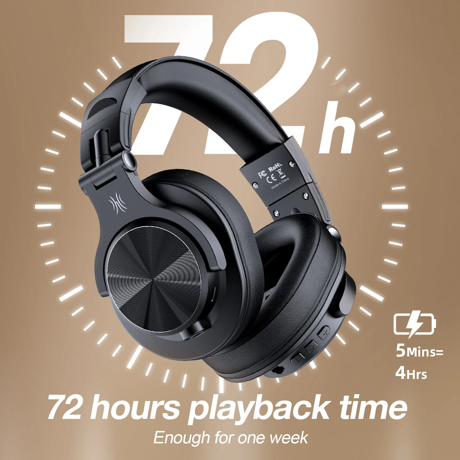 OneOdio Fusion A70 Bluetooth-h - Dj Headphones Professional recensie en prijs
