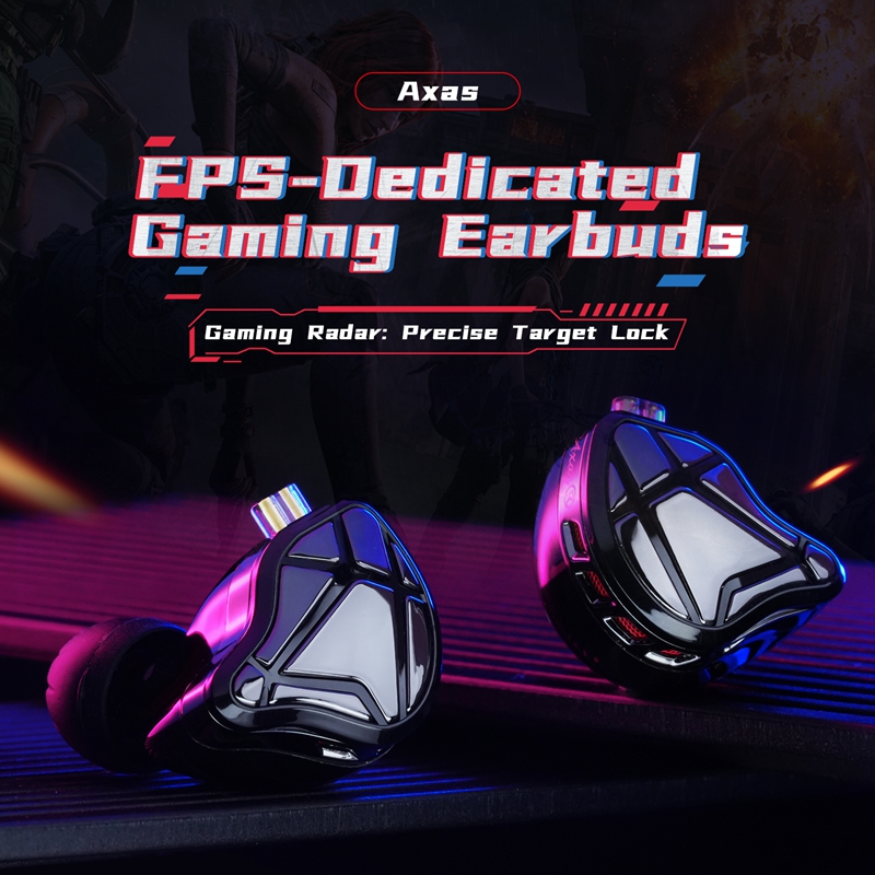    KZ Axas FPS Gaming IEM Oor - Dj Headphones Professional recensie en prijs